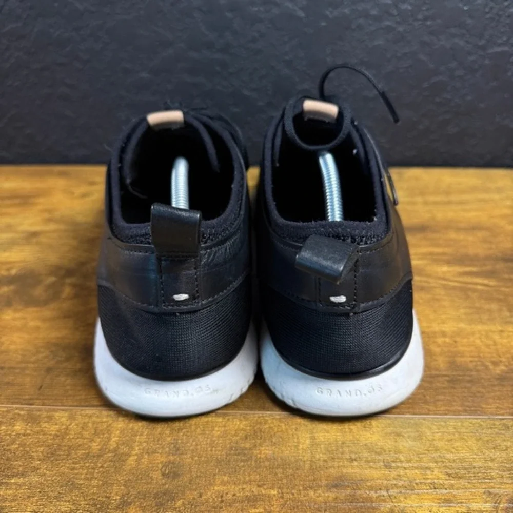 Cole Haan Zerogrand Stitchlite C26395‎ Black Knit Leather Sneaker Mens 11.5 M